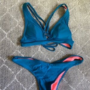 Teal Bikini Set